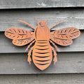 Large Rusty Metal Bee Garden Decoration